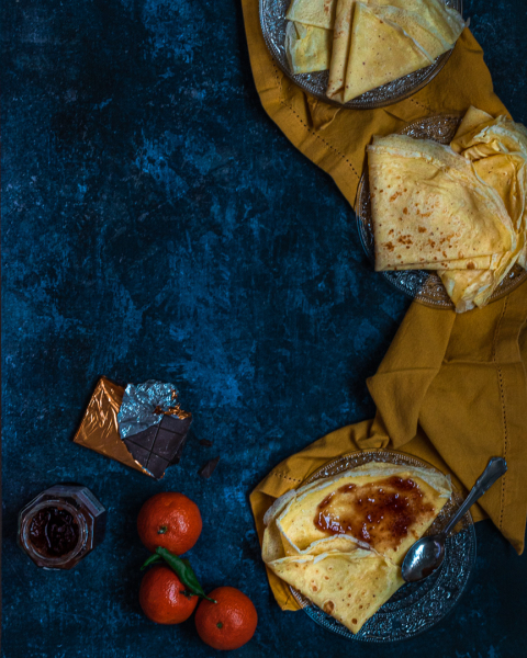 Recette de crêpes pour la chandeleur © Marie Ferraro - En Bugnes à Bugnes
